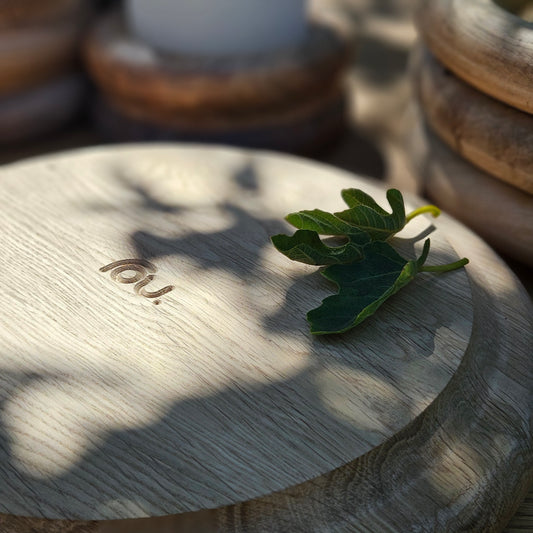 Char_on Oak plater 30cm