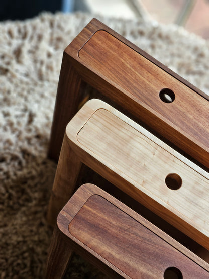 Kids Artwork Frame with Monthly Cards – Top-Opening Wooden Children’s Art Display (A4 / 8.5×11)