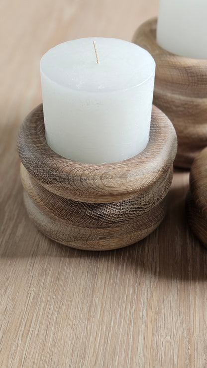 Eik lune candle holder set (comes with candles)