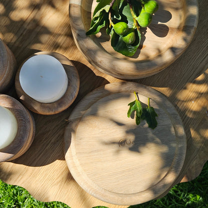 Char_on Oak plater 30cm