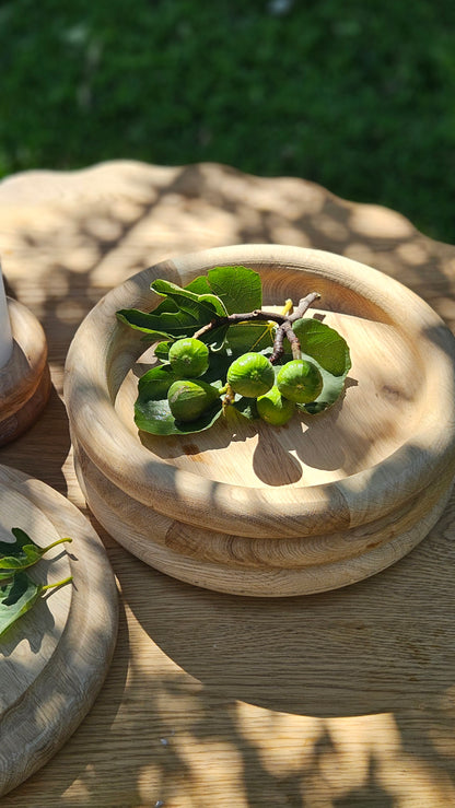 Char_on Oak plater 30cm