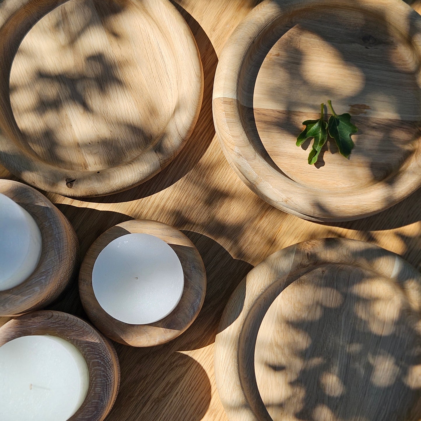 Char_on Oak plater 30cm